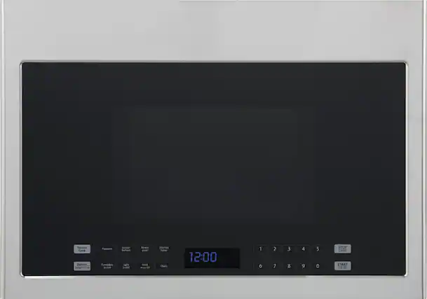 Front. Haier - 1.4 Cu. Ft. Over-the-Range Microwave with Sensor Cooking - Stainless Steel.