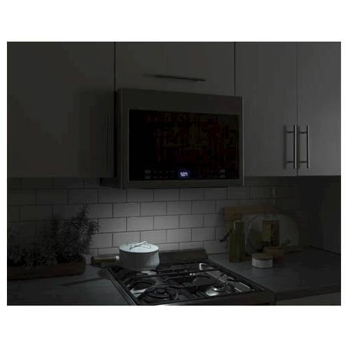 Alt View 13. Haier - 1.4 Cu. Ft. Over-the-Range Microwave with Sensor Cooking - Stainless Steel.