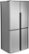 Angle. Haier - 16.4 Cu. Ft. Counter-Depth Side-by-Side Refrigerator - Stainless Steel.