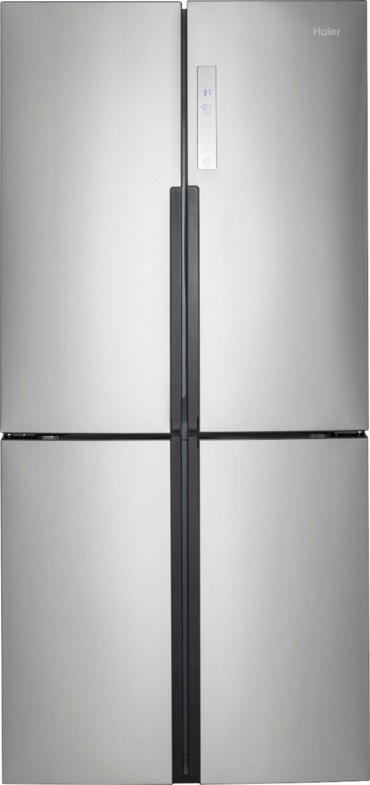 Haier 16 4 Cu Ft Counter Depth Refrigerator Stainless Steel