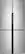 Front. Haier - 16.4 Cu. Ft. Counter-Depth Side-by-Side Refrigerator - Stainless Steel.