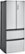Angle Zoom. Haier - 15 Cu. Ft. 4-Door French Door Refrigerator - Stainless steel.