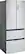 Angle. Haier - 15 Cu. Ft. 4-Door French Door Refrigerator - Stainless Steel.