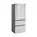 Left. Haier - 15 Cu. Ft. 4-Door French Door Refrigerator - Stainless Steel.