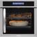 Alt View 12. Haier - 23.4" Built-In Single Electric Convection Wall Oven - Stainless Steel.