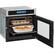 Alt View 14. Haier - 23.4" Built-In Single Electric Convection Wall Oven - Stainless Steel.