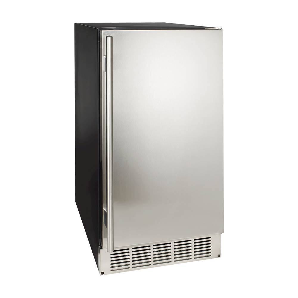 Best Buy Haier 14 6 50 Lb Built In Icemaker Stainless Steel