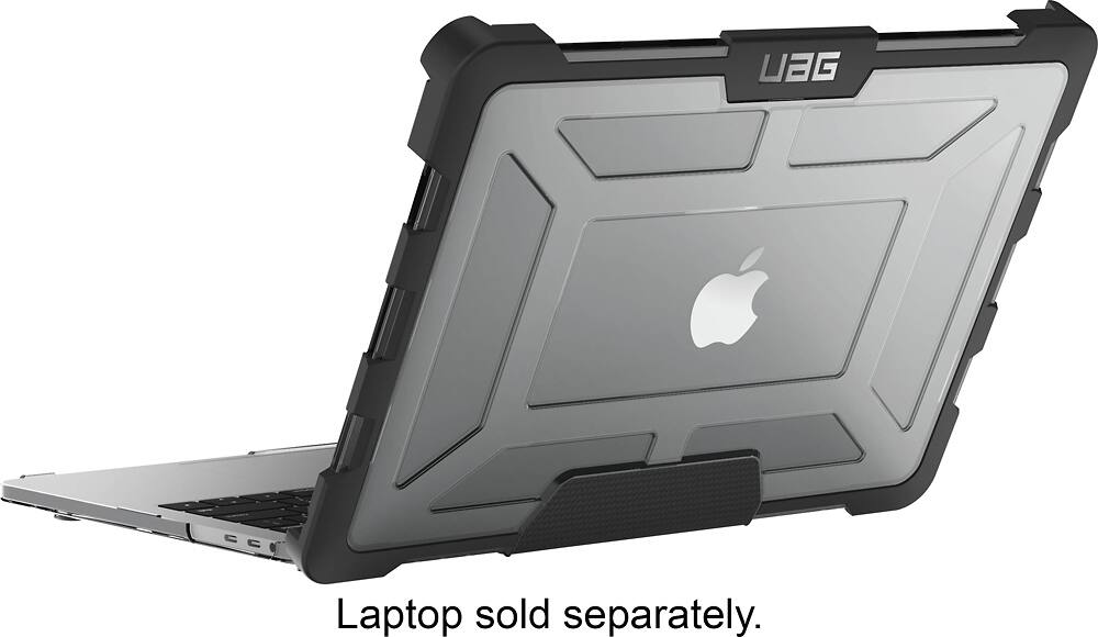 Alt View 11. UAG - Top and Rear Cover for Apple MacBook Pro 13.3" - Transparent/ice.