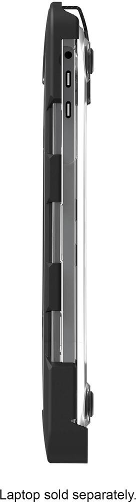 Alt View 13. UAG - Top and Rear Cover for Apple MacBook Pro 13.3" - Transparent/ice.