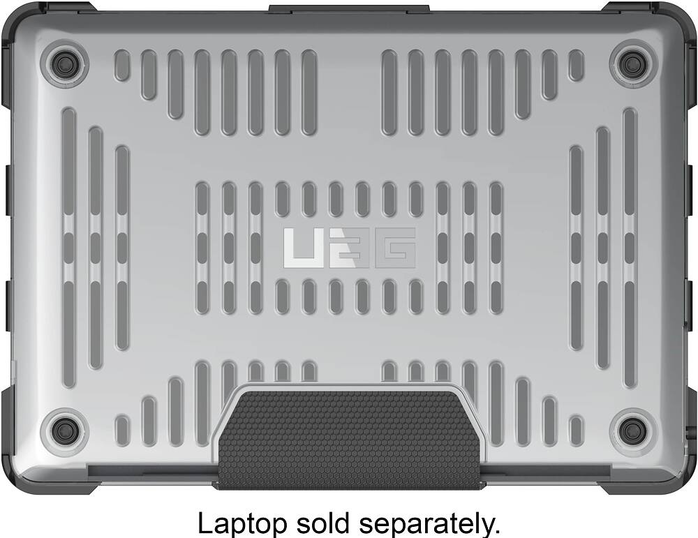 Alt View 14. UAG - Top and Rear Cover for Apple MacBook Pro 13.3" - Transparent/ice.
