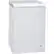 Left. Haier - 3.5 Cu. Ft. Chest Freezer - White.