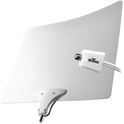 Best Buy Mohu Refurbished Leaf 50 Indoor HDTV Antenna White/black MH