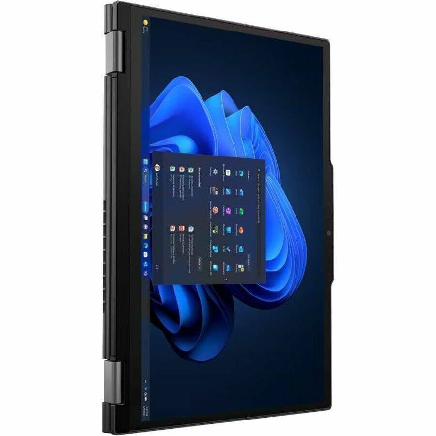 Alt View 4. Lenovo - Lenovo ThinkPad X13 Gen 5 21LW0029US 13.3" Touchscreen Convertible 2 in 1 Notebook Intel Core Ultra 7 155U 16GB RAM DDR5 - Black.