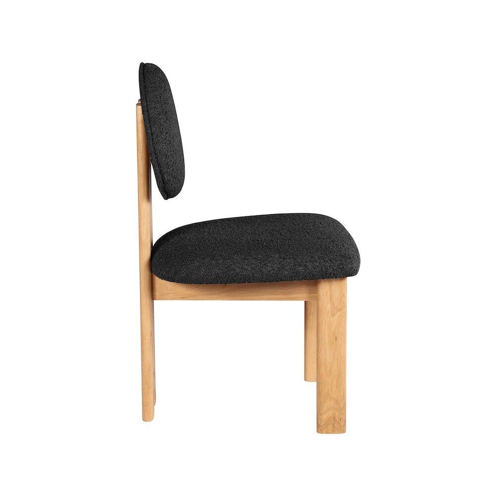 Alt View 3. Meridian Furniture - Napa Black Dining Chair, Set of 2 - Black.