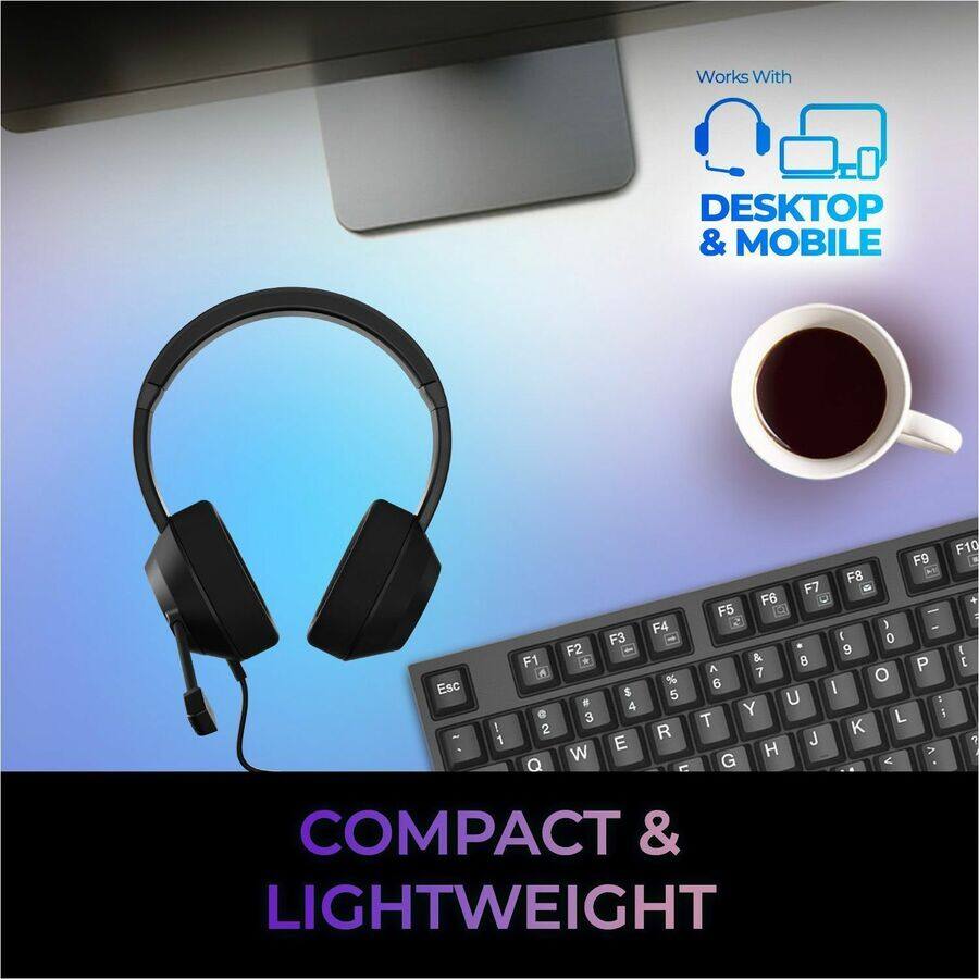 Works With  
DESKTOP & MOBILE  

COMPACT & LIGHTWEIGHT