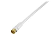 Angle Zoom. Dynex™ - 6' RG6 Indoor/Outdoor Coaxial A/V Cable - White.