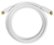 Alt View Zoom 12. Dynex™ - 6' RG6 Indoor/Outdoor Coaxial A/V Cable - White.