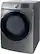 Left. Samsung - 7.5 Cu. Ft. 10-Cycle Electric Dryer with Steam.