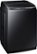 Angle. Samsung - 5.2 Cu. Ft. High Efficiency Top Load Washer with Activewash - Black stainless steel.