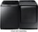 Alt View 15. Samsung - 5.2 Cu. Ft. High Efficiency Top Load Washer with Activewash - Black stainless steel.