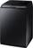 Left. Samsung - 5.2 Cu. Ft. High Efficiency Top Load Washer with Activewash - Black stainless steel.