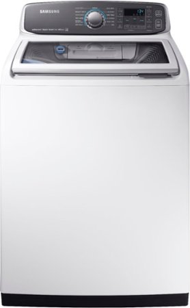 Samsung - 5.2 Cu. Ft. High Efficiency Top Load Washer with Activewash - White