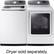 Alt View 18. Samsung - 5.2 Cu. Ft. High-Efficiency Top Load Washer with Steam and Activewash - White.