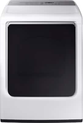 Samsung - 7.4 cu. ft. Capacity DOE Electric Dryer - White