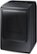 Left. Samsung - 7.4 Cu. Ft. Gas Dryer with Steam and Sensor Dry - Black Stainless Steel.