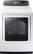 Front. Samsung - 7.4 Cu. Ft. Gas Dryer with Steam and Eco Dry - White.