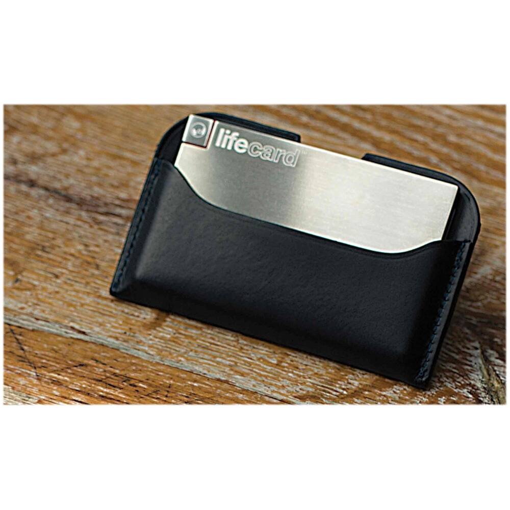 Alt View 11. PlusUs - LifeCard Portable Charger for Most Lightning-Equipped Apple® Devices - Silver.