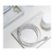 Alt View Zoom 12. Plusus - LifeStar Premium 3.3' Lightning USB Charging Cable - Gray/White Metallic.