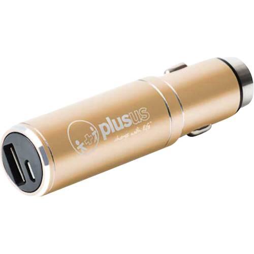 Front. Plusus - Life2Go™ 1,000 mAh Portable Power and Vehicle Car Charger - Copper.