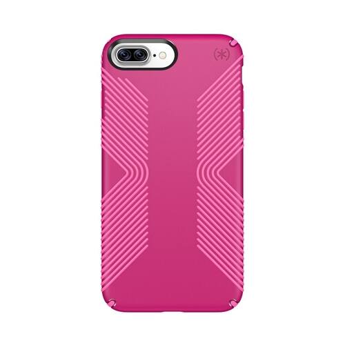Speck - Presidio GRIP Case for Apple® iPhone® 7 Plus - Lipstick pink/shoking pink-Front_Standard 