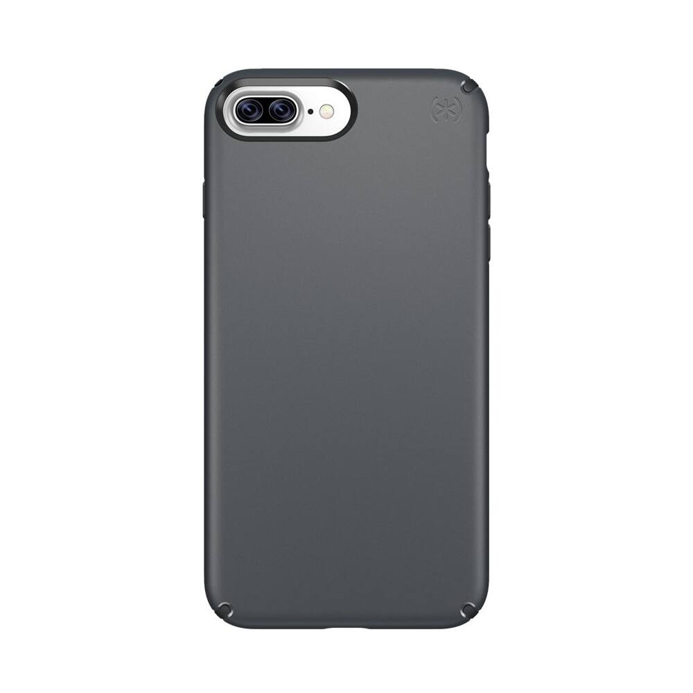 Front. Speck - Presidio Case for Apple® iPhone® 7 Plus - Graphite gray/charcoal gray.