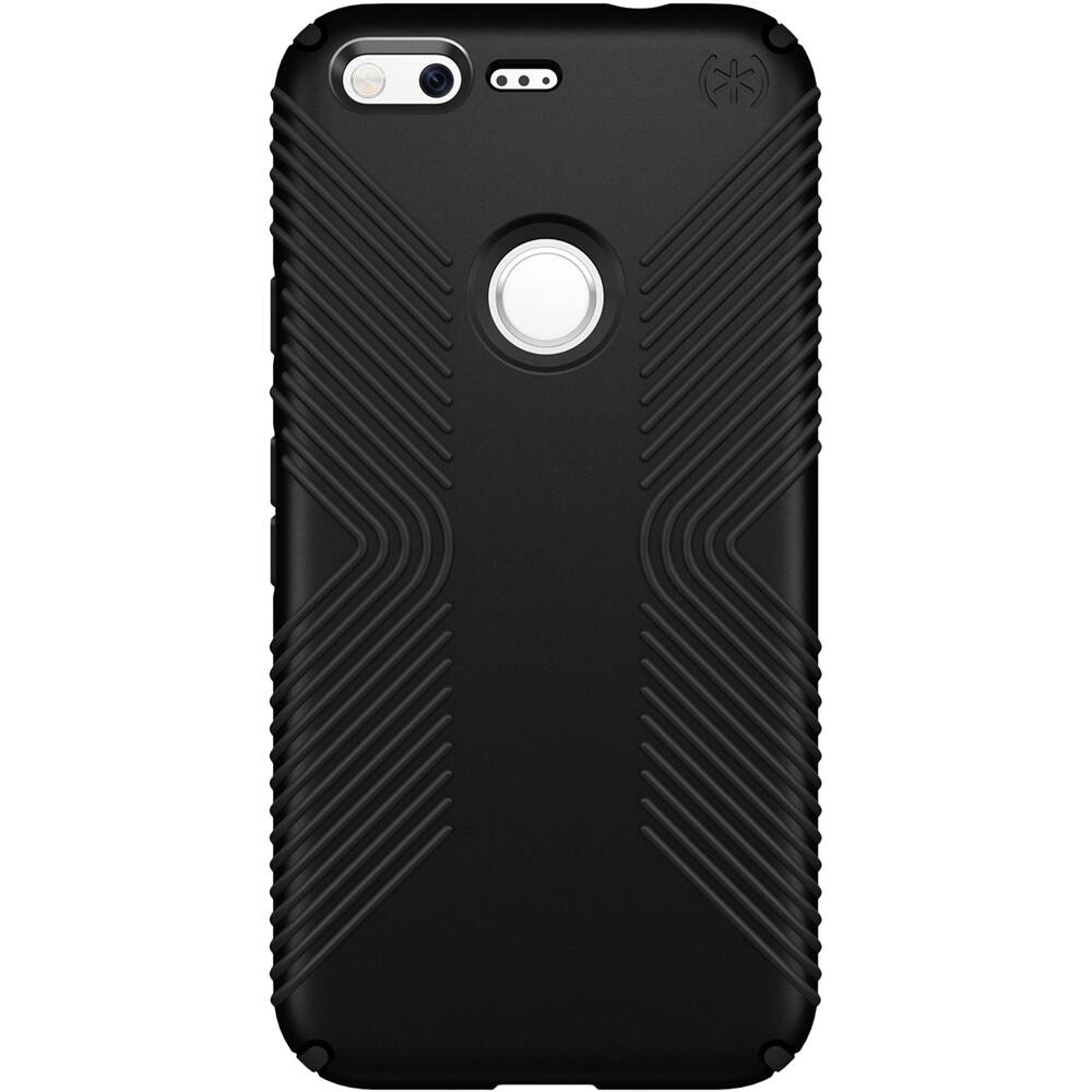 Front. Speck - Presidio GRIP Case for Google Pixel - Black.