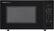 Front. Sharp - Carousel 1.1 Cu. Ft. Mid-Size Microwave - Black.