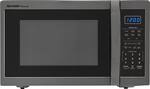 Sharp - Carousel 1.4 Cu. Ft. Mid-Size Microwave - Black stainless steel - Front_Standard
