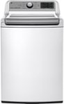 Front. LG - 5.0 Cu. Ft. 8-Cycle Top-Load Smart Wi-Fi Washer - 6Motion Technology.