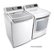Alt View 12. LG - 5.0 Cu. Ft. 8-Cycle Top-Load Smart Wi-Fi Washer - 6Motion Technology.