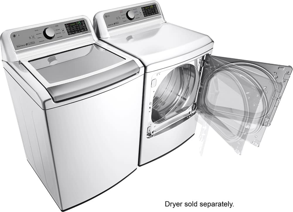 Alt View 17. LG - 5.0 Cu. Ft. 8-Cycle Top-Load Smart Wi-Fi Washer - 6Motion Technology.