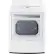 Front. LG - SteamDryer 7.3 Cu. Ft. 12-Cycle Electric Dryer with Steam - White.