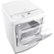 Alt View Zoom 2. LG - SteamDryer 7.3 Cu. Ft. 12-Cycle Electric Dryer with Steam - White.