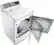 Alt View 11. LG - 7.3 Cu. Ft. 9-Cycle EasyLoad Smart Wi-Fi Enabled Electric Dryer with Sensor Dry Technology - White.