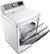 Alt View Zoom 12. LG - 7.3 Cu. Ft. 9-Cycle EasyLoad Smart Wi-Fi Enabled Electric Dryer with Sensor Dry Technology - White.