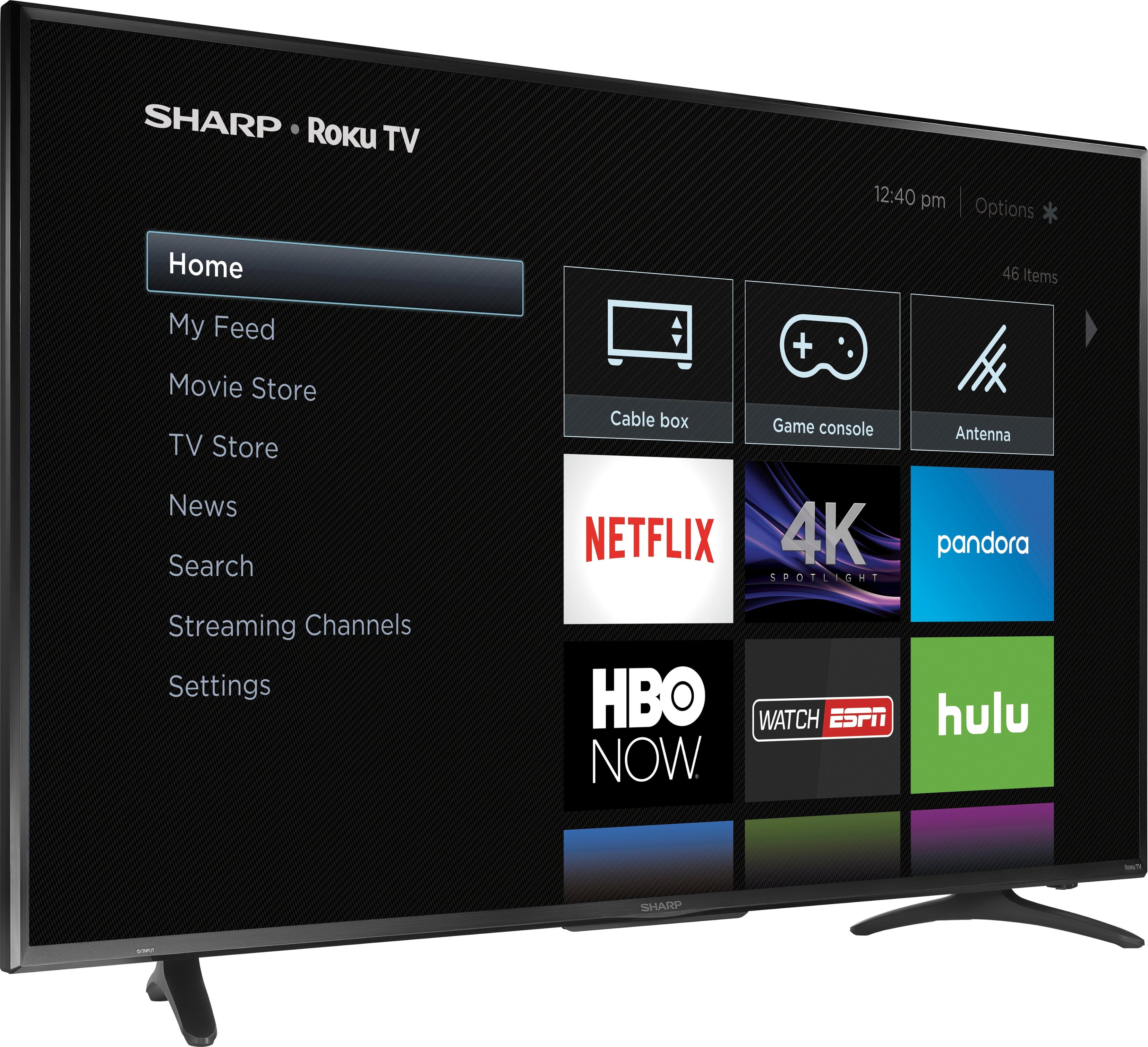 Sharp 2160p TV LED Best Buy: with Class HDR Roku LC-55LBU591U TV Smart UHD 55\