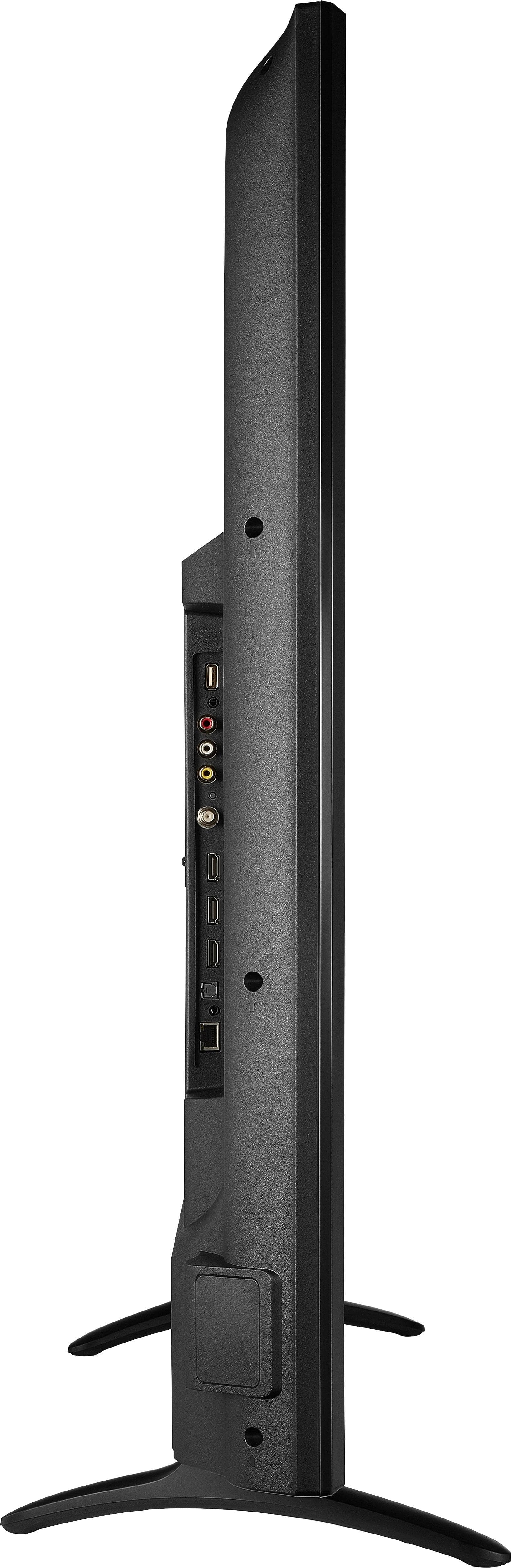 Alt View 3. Sharp - 55" Class - LED - 2160p - Smart - 4K UHD TV with HDR Roku TV - Black.