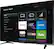 Left. Sharp - 55" Class - LED - 2160p - Smart - 4K UHD TV with HDR Roku TV - Black.