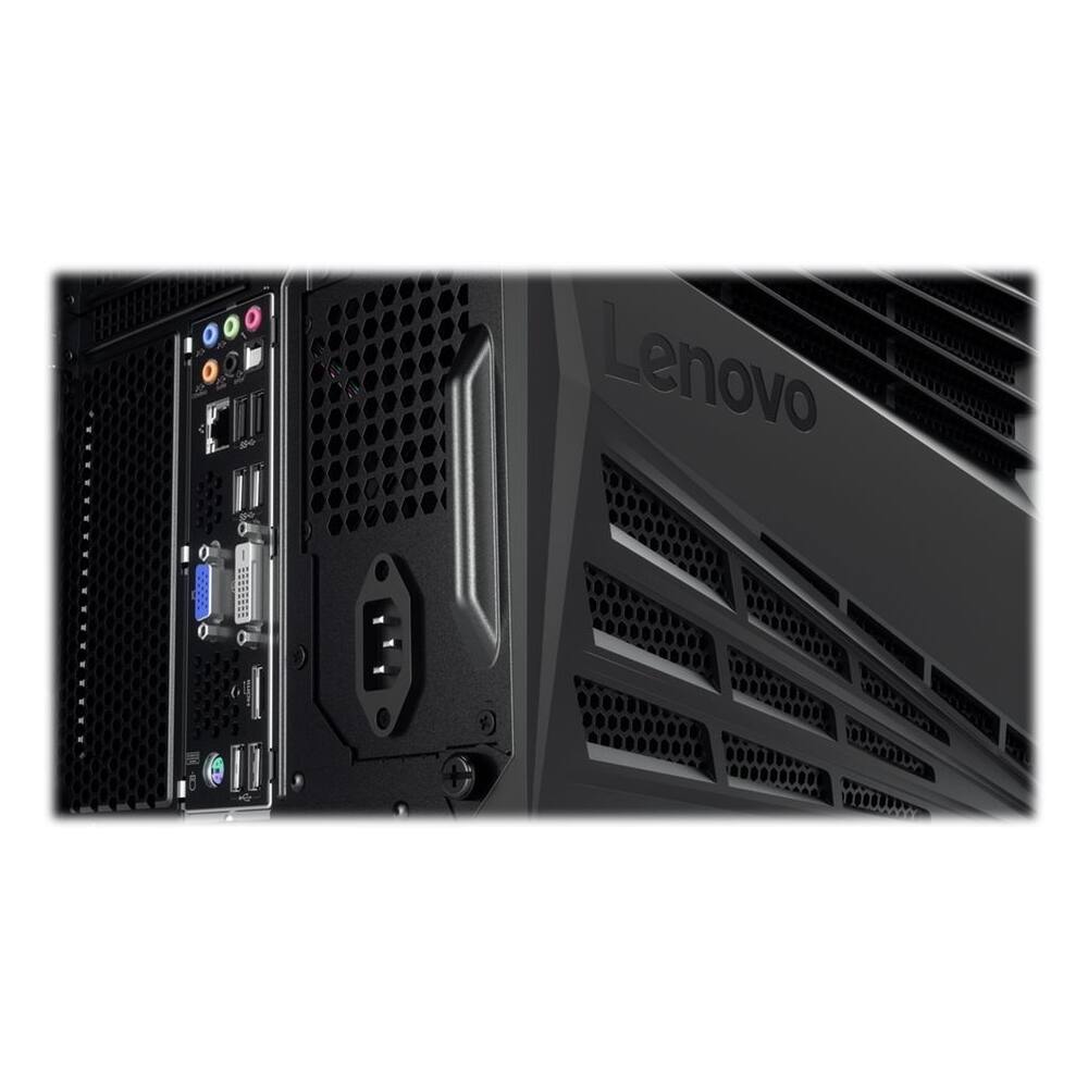  Lenovo - Desktop - Intel Core i7 - 16GB Memory - NVIDIA GeForce GTX 1080 - 128GB Solid State Drive + 1TB Hard Drive - Black