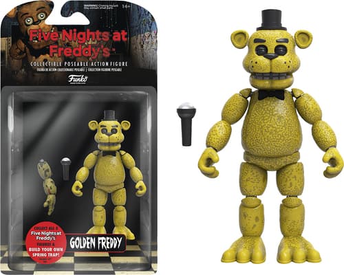 Funko - Five Night's at Freddy's Golden Freddy Figure - Multi - Larger Front